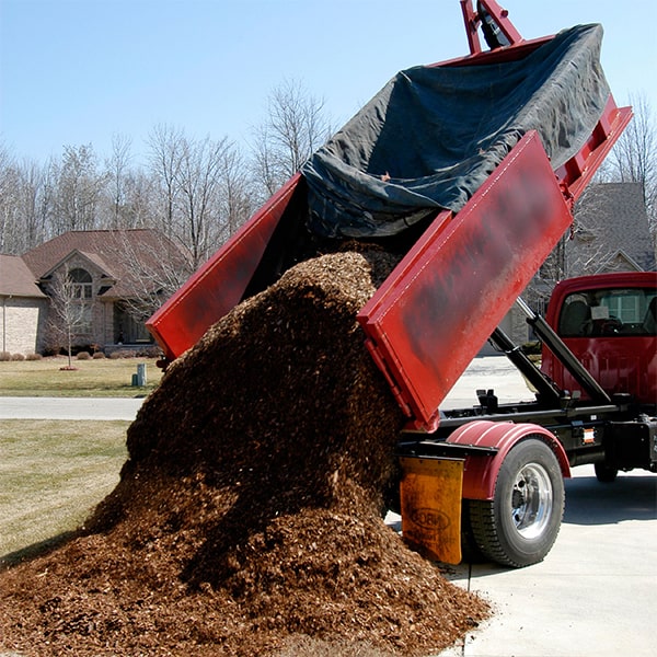 mulch delivery we can deliver up to 10 cubic yards of mulch at a time